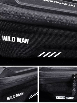 Сумка WILD MAN на раму велосипеда X-52 (снимающаяся)