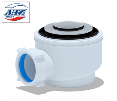 АНИ  Е410СLS  Сифон для поддона ХРОМ 1 1/2"*50 (12