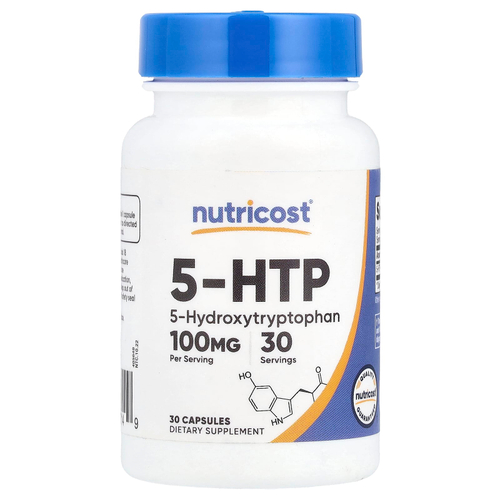 Nutricost, 5-HTP, 100 мг, 30 капсул
