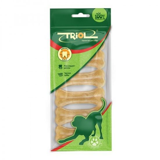 Triol Косточка жевательная Dental, 5 см (6шт)