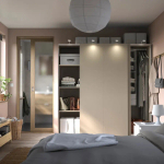 Гардероб - PAX / HASVIK IKEA/ПАКС/  ХАСВИК ИКЕА,  201х200 см, бежевый