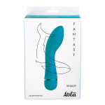 Бирюзовый перезаряжаемый вибратор 16,8см Lola Games Fantasy Whaley 7911-03lola
