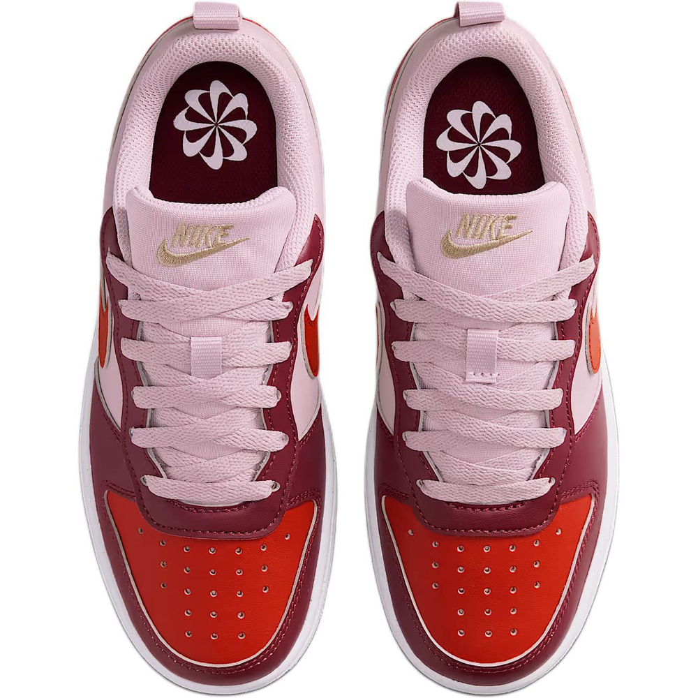 Женские кроссовки Nike Court Borough Low Recraft GS 'Dark Team Red Particle Rose' DV5456-603