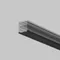 Рассеиватель для профиля 50x50 (Чёрный, 3 м), ALM-5050T-B-DF-3M 642049 Led Strip 642049