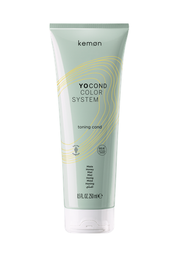 Kemon Кондиционер Мед для придания блеска и цвета с кислым pH YO COND Miele 250ml.