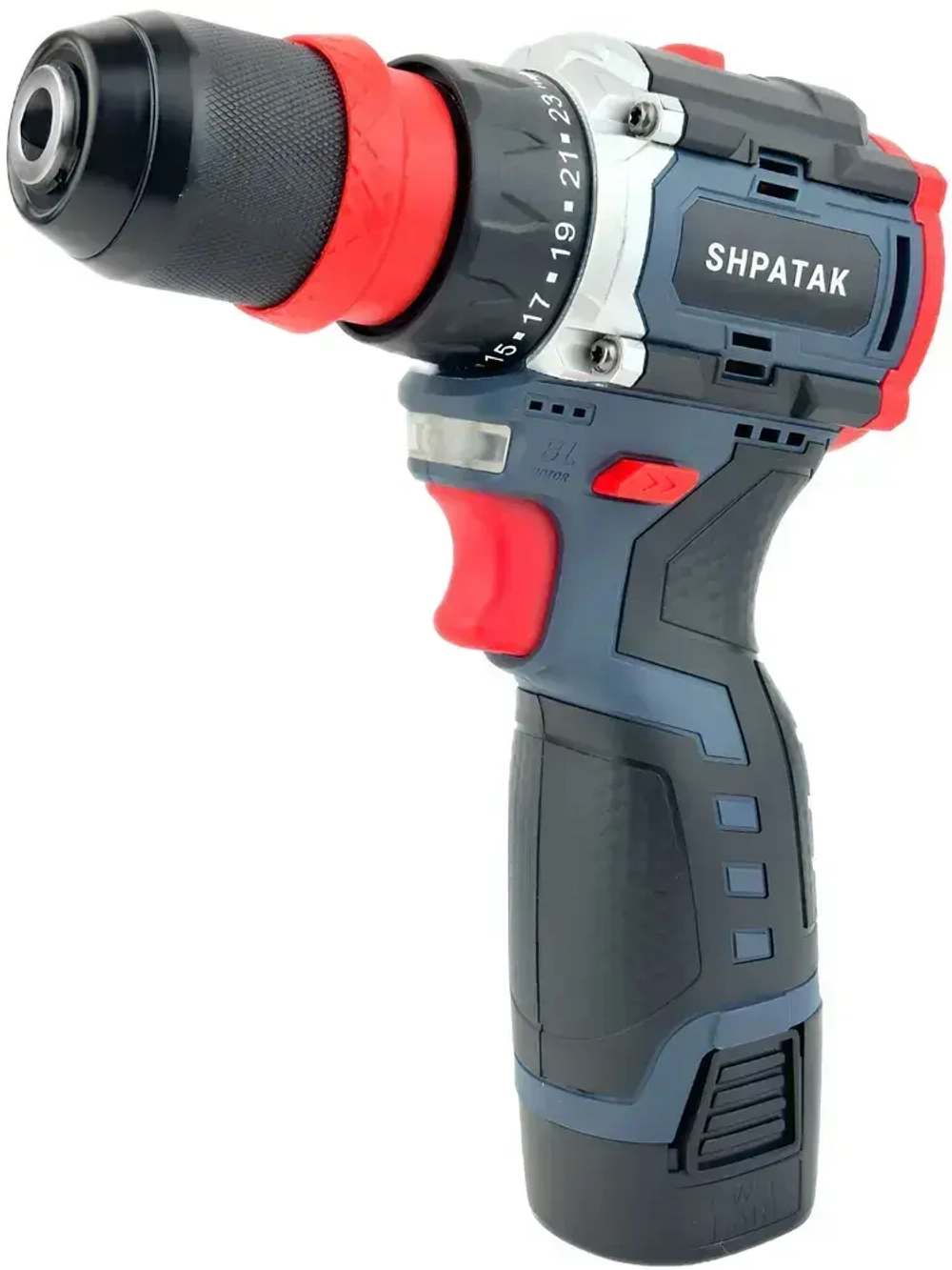 Шуруповерт аккумуляторный, бесщеточный, со съемным патроном, SHPATAK, 70HM, 2 АКБ