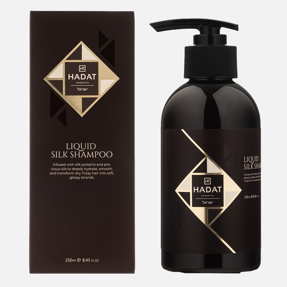 HADAT LIQUID SILK SHAMPOO Шампунь для волос Жидкий шелк, 250 мл