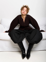 Серьги "Plane" горный хрусталь Multicolor