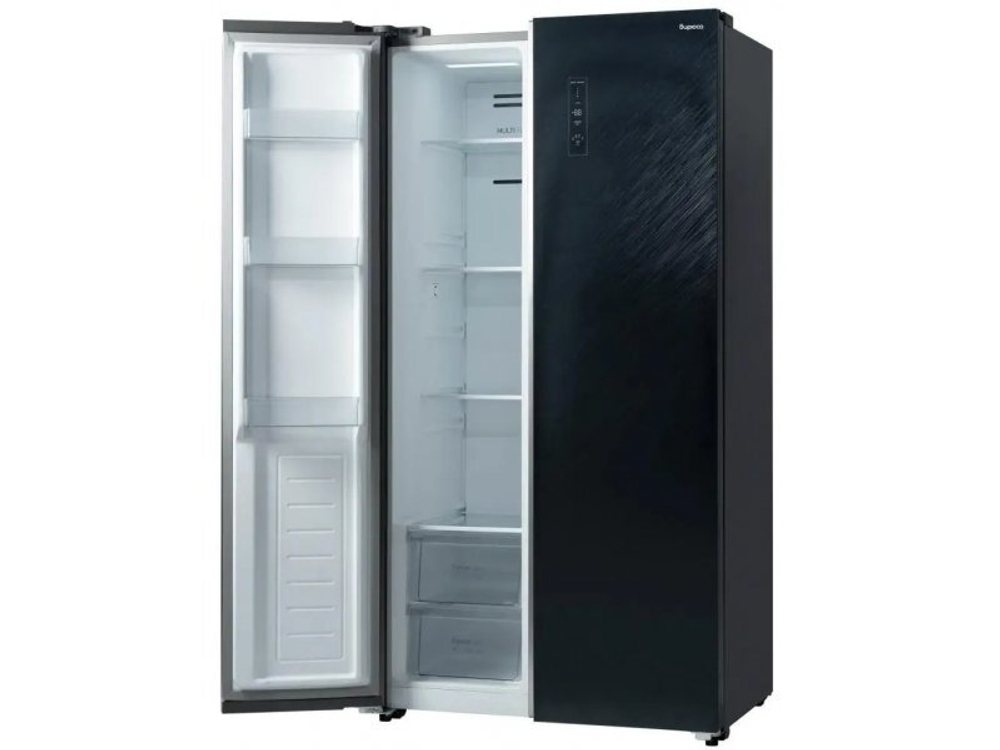 Холодильник двухкамерный Бирюса SBS 541 TBG Side by Side черный