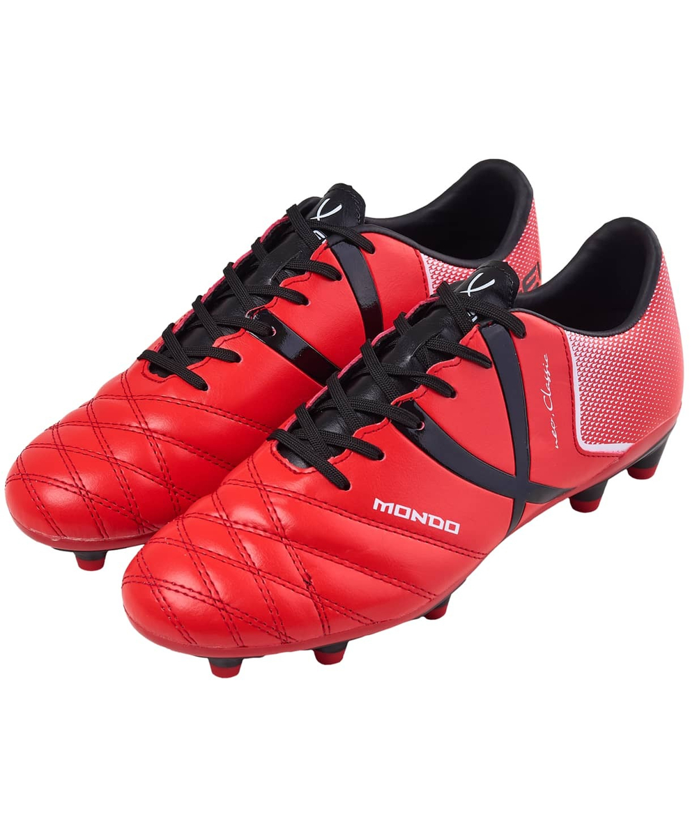 Бутсы футбольные Mondo FG Red/black