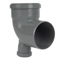 Отвод канализационный с фронтальным выходом тыл RTP 110х50 мм 90°