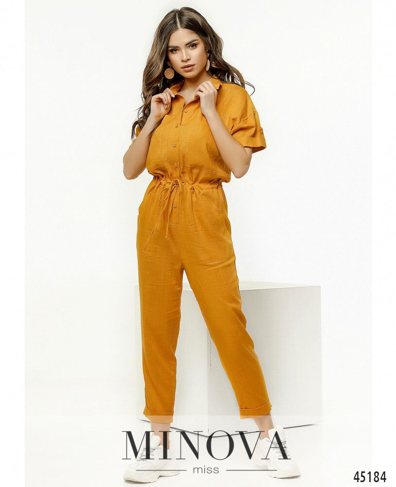 Комбинезон 2176-горчичный Minova