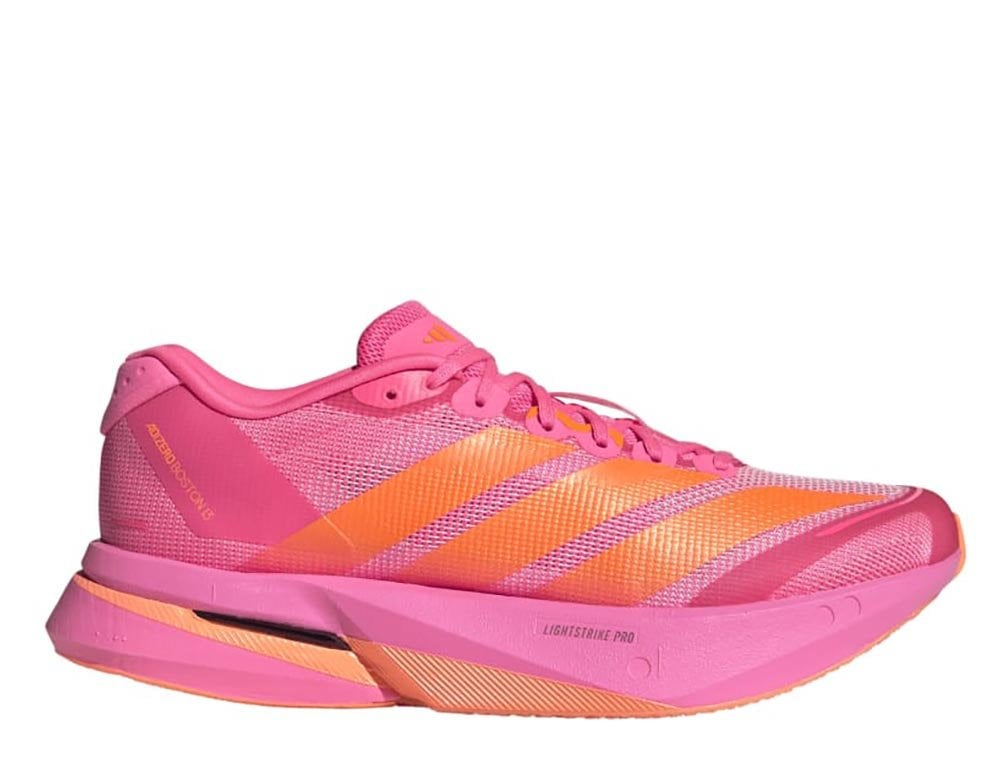 Женские кроссовки для бега adidas Adizero Boston 13 W Розово-Оранжевые