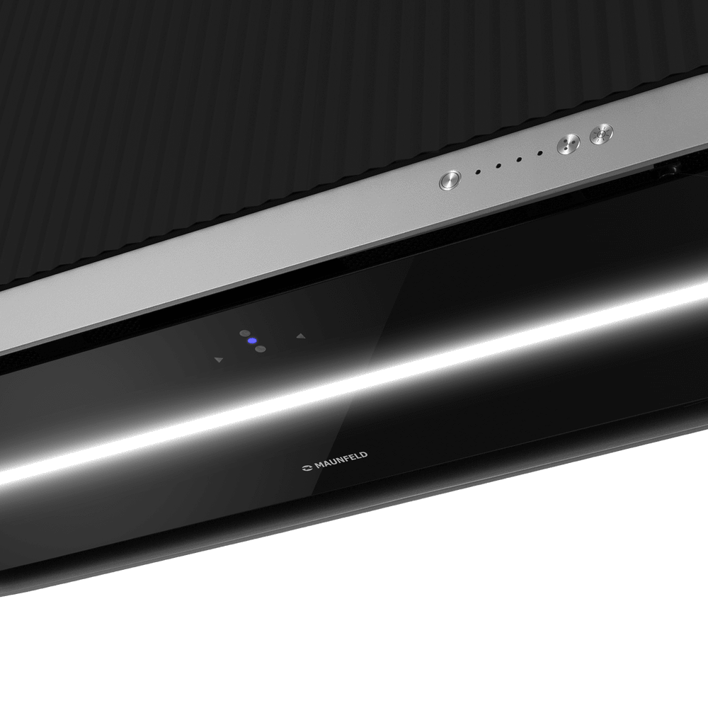 Кухонная вытяжка MAUNFELD MURANO 80 чёрный антрацит