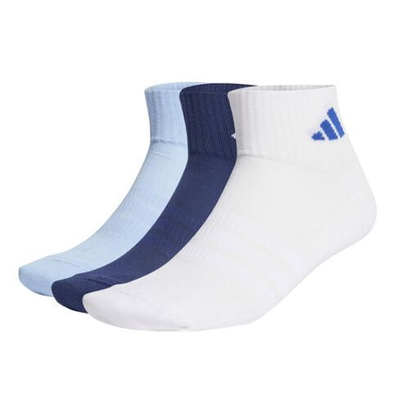 Теннисные носки Adidas Cushioned Essential Ankle 3P - navy/white/blue