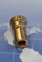 342Р008033 Держатель наконечника (вставка / свеча) М8/М10/25 мм., для сварочных горелок полуавтоматической сварки MIG/MAG; TBi 342P008033