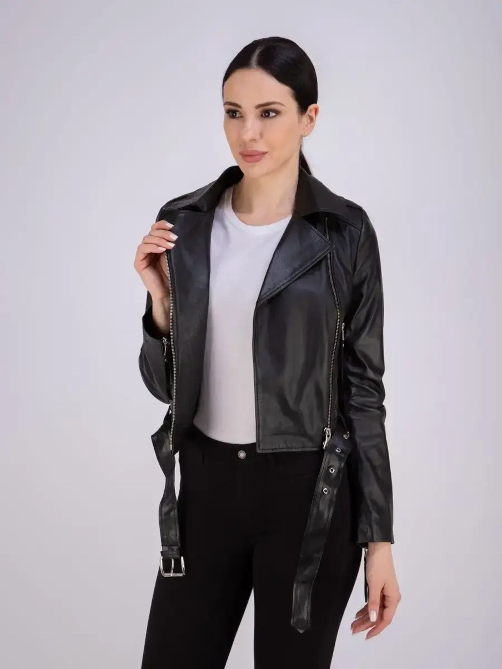 Косуха кожаная из натуральной кожи Турция