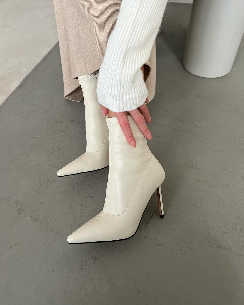 Ботильоны из эко кожи