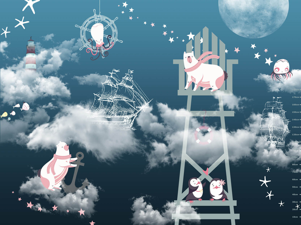 Дизайнерские обои Wall Street Funny Tour