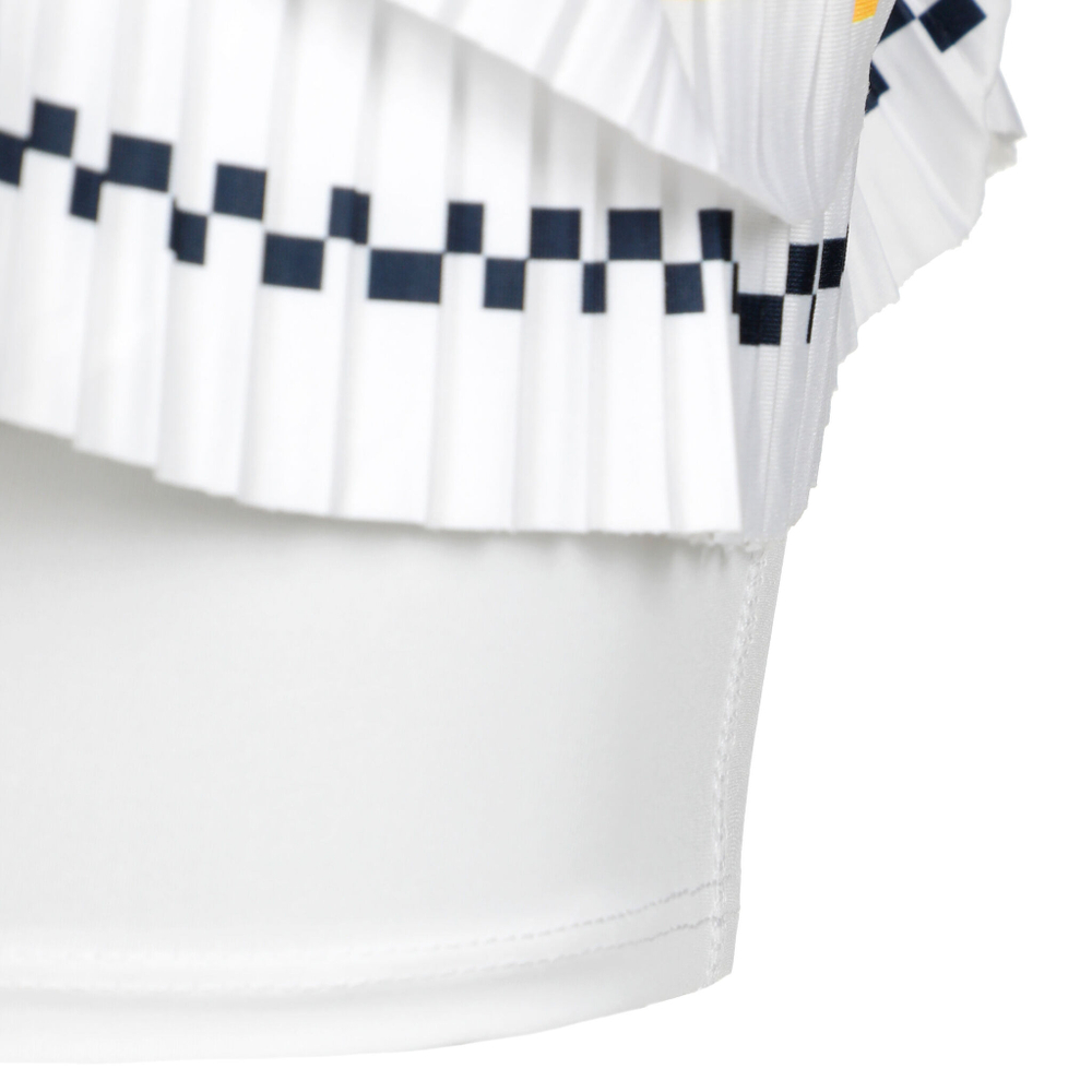 Женская теннисная юбка Lucky in Love Finish Line Pleated Skirt Women - White, Black