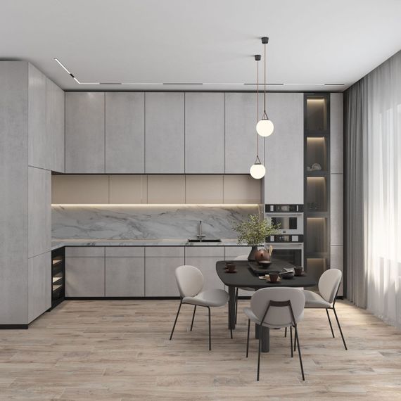 Трековый светодиодный светильник Denkirs Smart Linear DK8014-BK