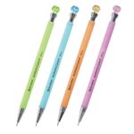 Карандаш механический 0,5 мм, BRAUBERG "Diamond", корпус ассорти, хромированные детали, 181416