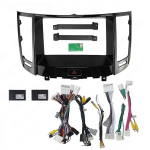 Магнитола для Infiniti QX70, FX35 (S51), FX37, FX30d, FX50 2008-2016 (Поддержка Bose и 360) - Carmedia SF-9828-3 QLed+2K, Android 13, TS20, CarPlay, 4G SIM-слот