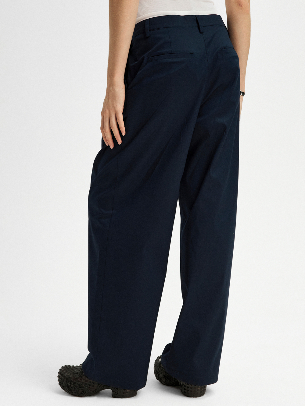 Брюки медицинские женские Юми, нэви хлопок