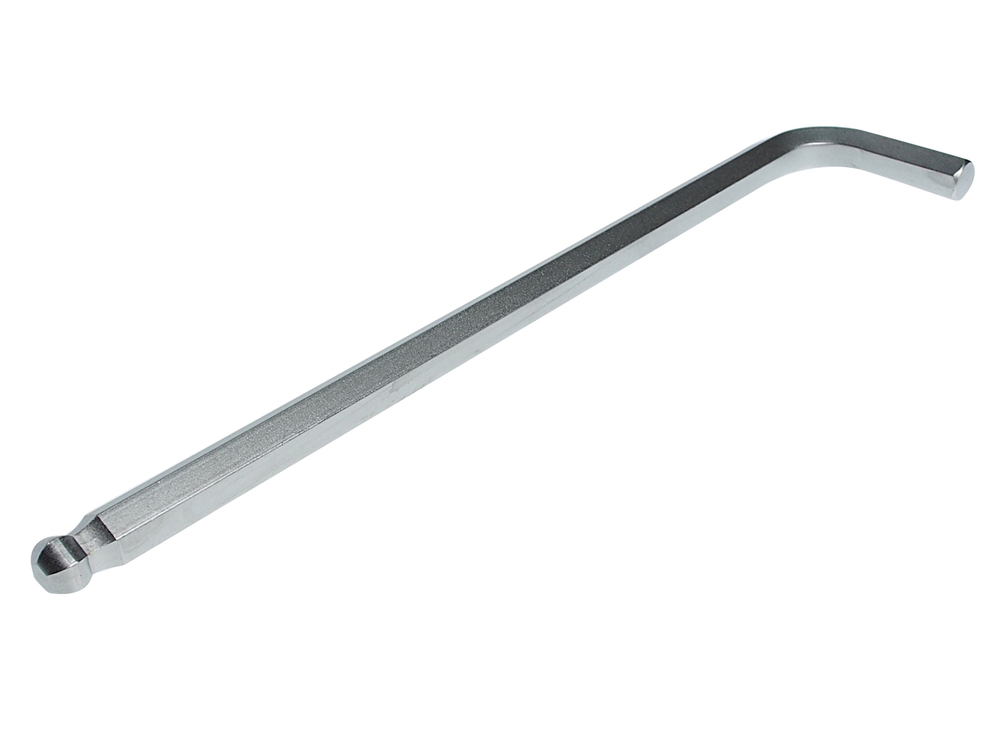 Ключ шестигранный Г-образный 10мм HEX шаровый экстрадлинный L=224мм JTC