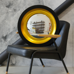 Декоративное настенное зеркало Перигей fish-eye Объект мечты