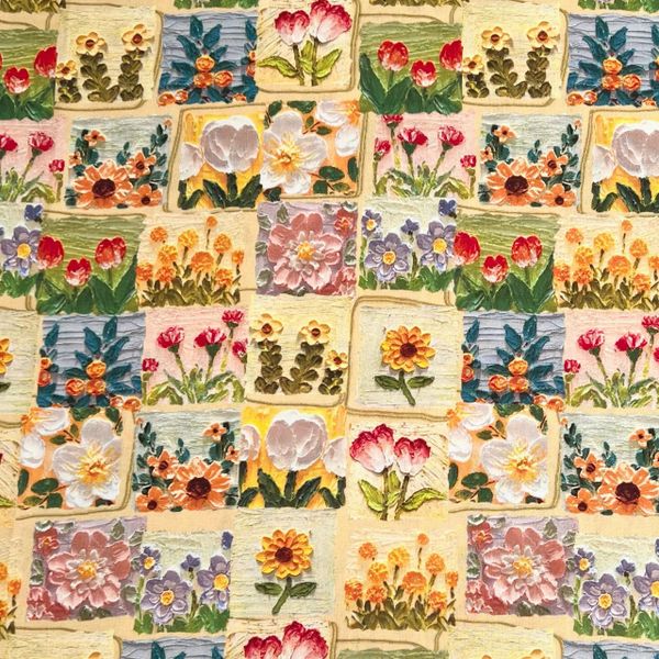ЦВЕТОЧНАЯ МОЗАИКА - 100% хлопок 1