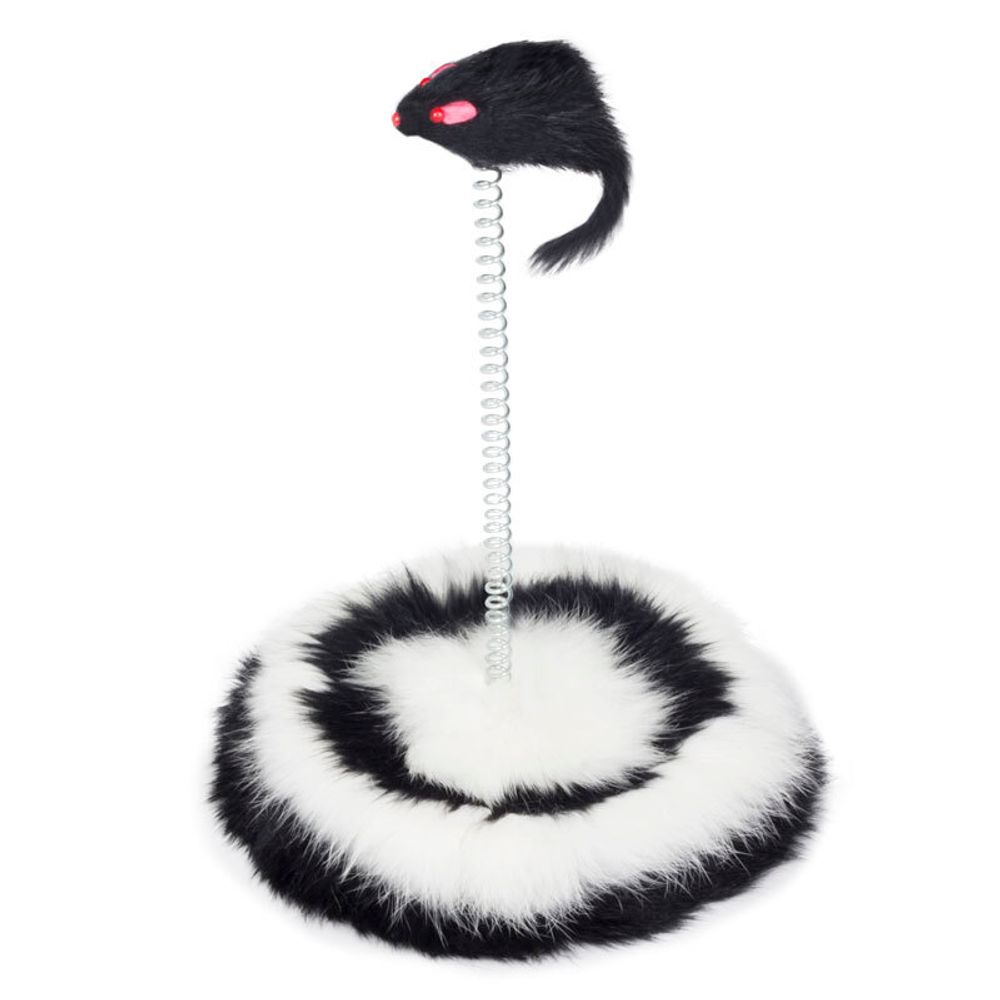 Игрушка для кошек Triol "Мышь на подставке", d130*230мм Игрушка для кошек Triol "Мышь на подставке", d130*230мм