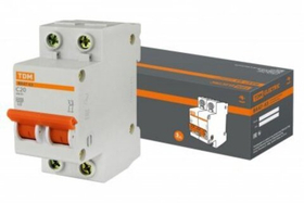 ВА47-63 2Р 20А 4,5кА х-ка С TDM Автоматический выключатель SQ0218-0027
