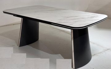 Стол VALDEMAR 180 KL-99 итальянская керамика, стекло/ каркас темно-серый/Kl-188