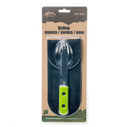 Tramp набор ложка+вилка+нож (Сталь)