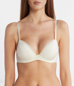 бюстгальтер push up Calvin Klein Underwear - кремовый(0000F2892E)