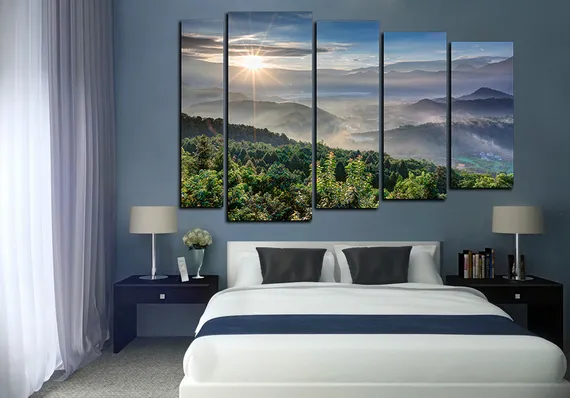 Модульная картина "Лучики света"