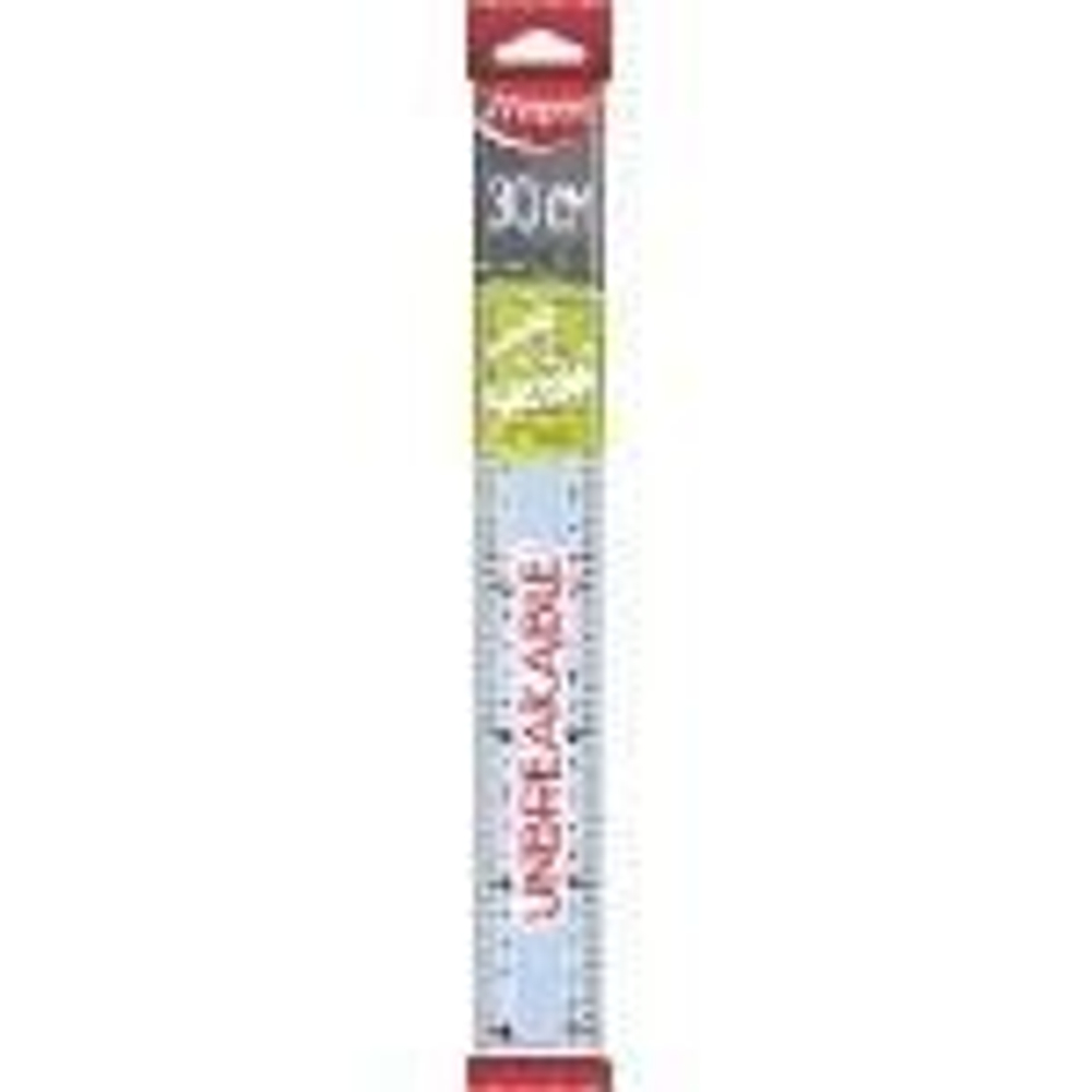 Линейка 30см STUDY суперпрочная, плоская (Мапед)