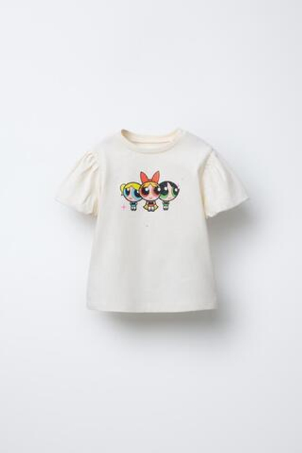 ZARA ФУТБОЛКА SUPERNENAS™, ЖЕЛТОВАТО-БЕЛЫЙ