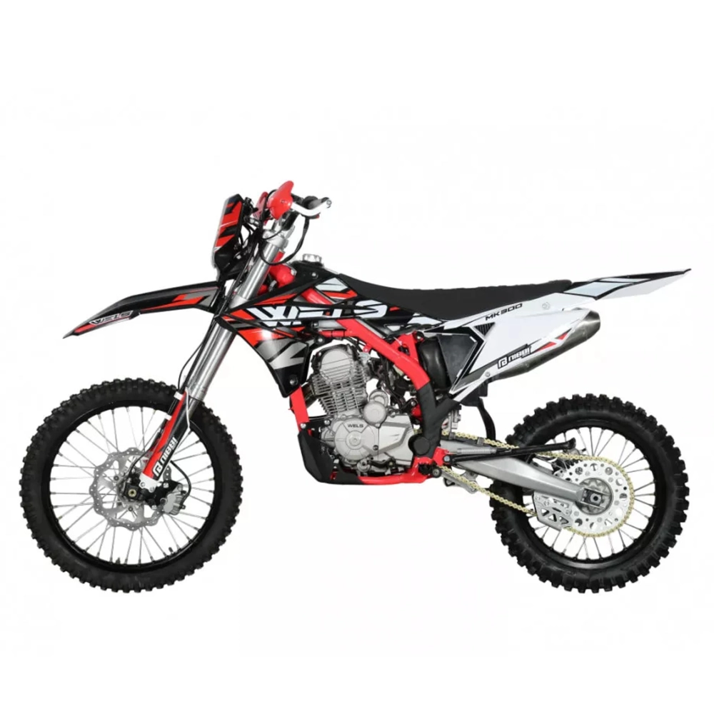 Мотоцикл Wels MK300 Enduro красный