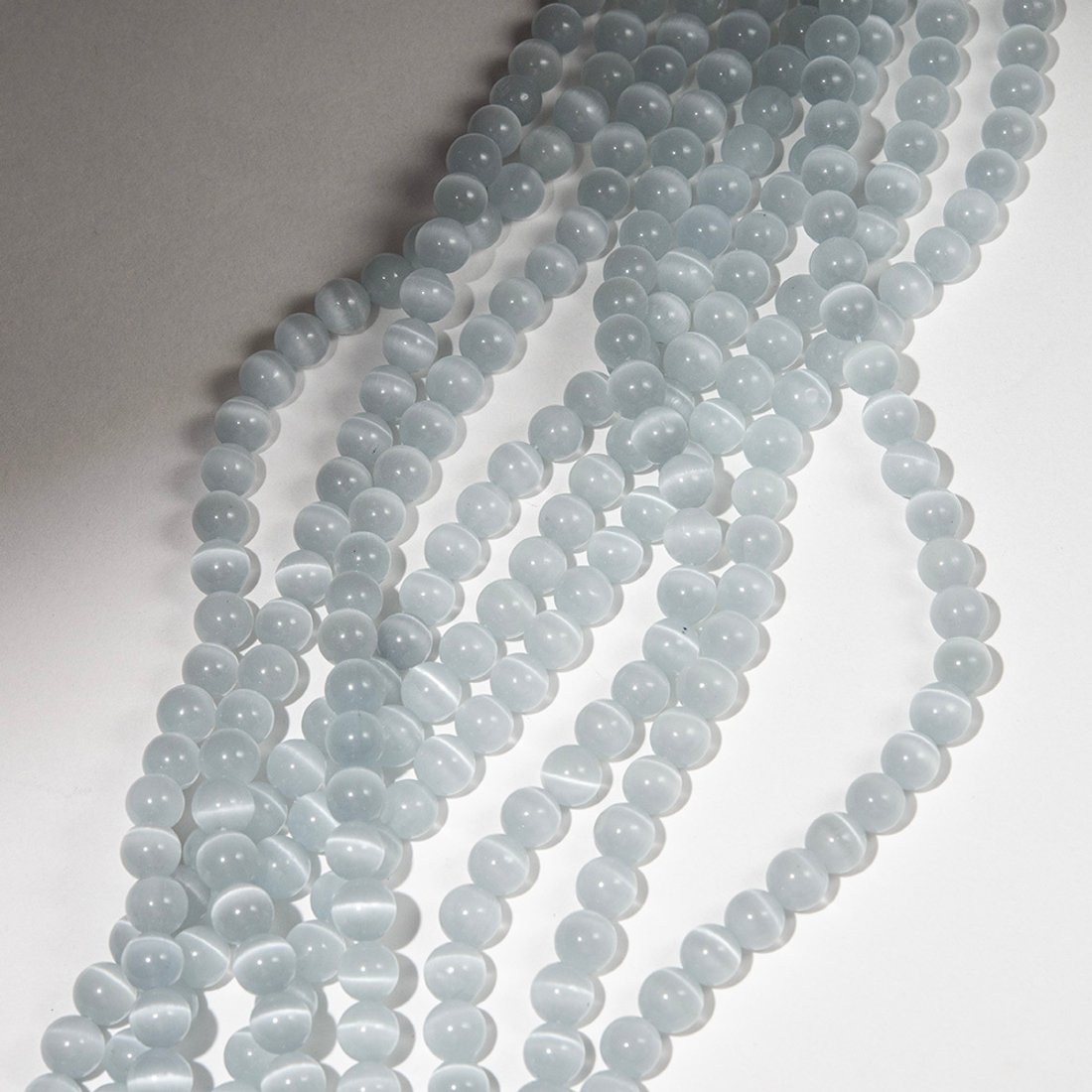 Селенит "Frosted" (имитация), шар, 9,5мм