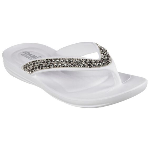 Skechers Foamies Glitzy 'White'
