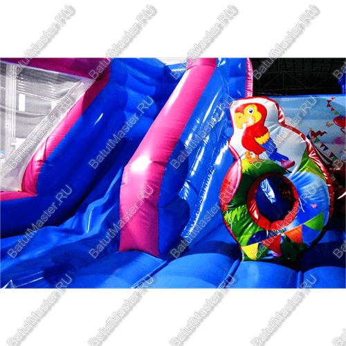 Коммерческий надувной батут "Яркий цирк" 6*4*3 м