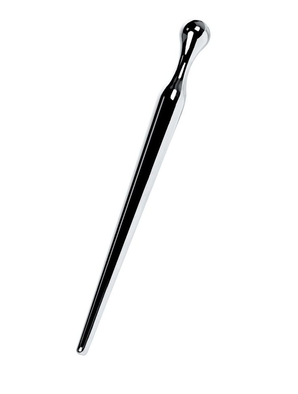 Серебристый уретральный плаг-игла TOYFA Metal - 10 см. (Цвет: серебристый)