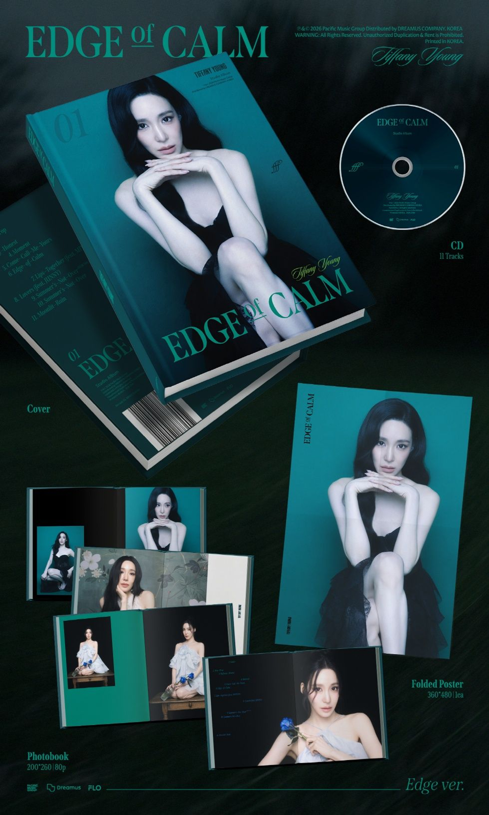 (ПРЕДЗАКАЗ) Альбом TIFFANY YOUNG - EDGE OF CALM 1st Album 2 Version SET
