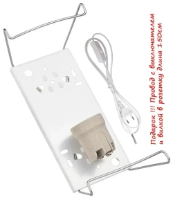 Декор ПК Настенный светильник, E27, 60 Вт