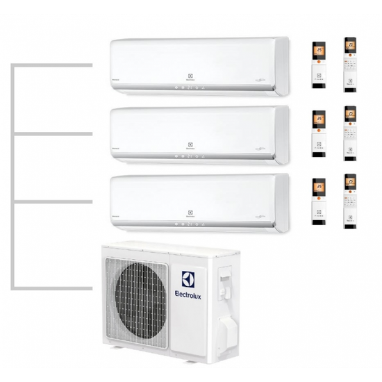 Мульти сплит система Electrolux на 3 комнаты (35+50+50 кв.м) HM FMI