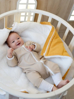 Слип на молнии с отворачивающимися манжетами (топлёное молоко)