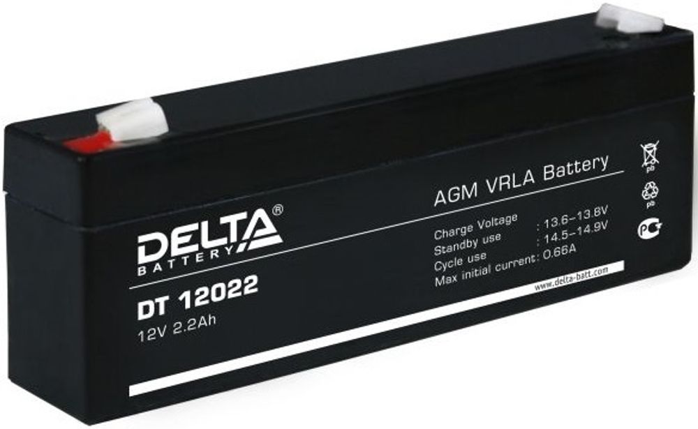 DELTA DT 12022 аккумулятор