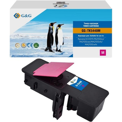 Тонер-картридж G&G, аналог Kyocera TK-5440M для ECOSYS PA2100cx/PA2100cwx/MA2100cfx, пурпурный (2.4K)